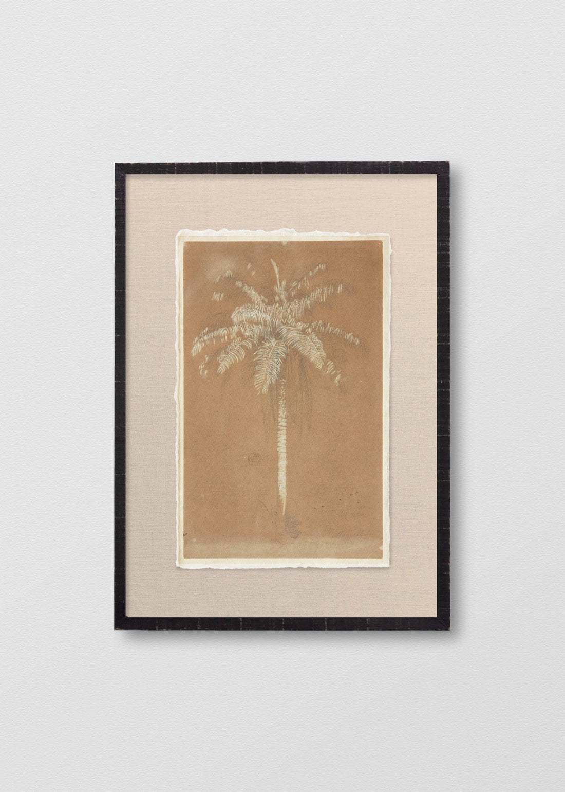 Cuadro Papiro Palmera Terracota - ENTREGA INMEDIATA