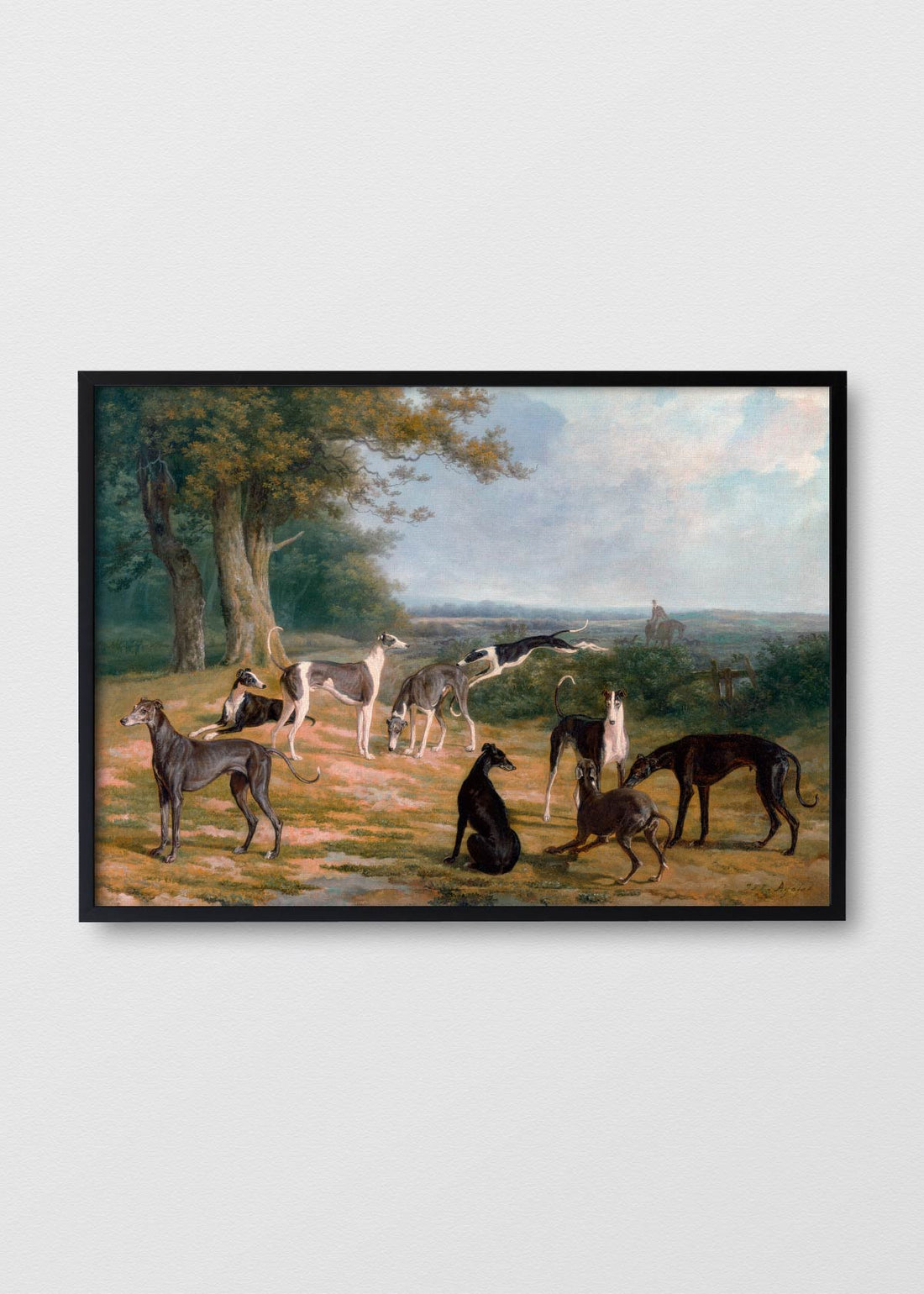 Canvas Nueve Galgos - Testimoniaprints