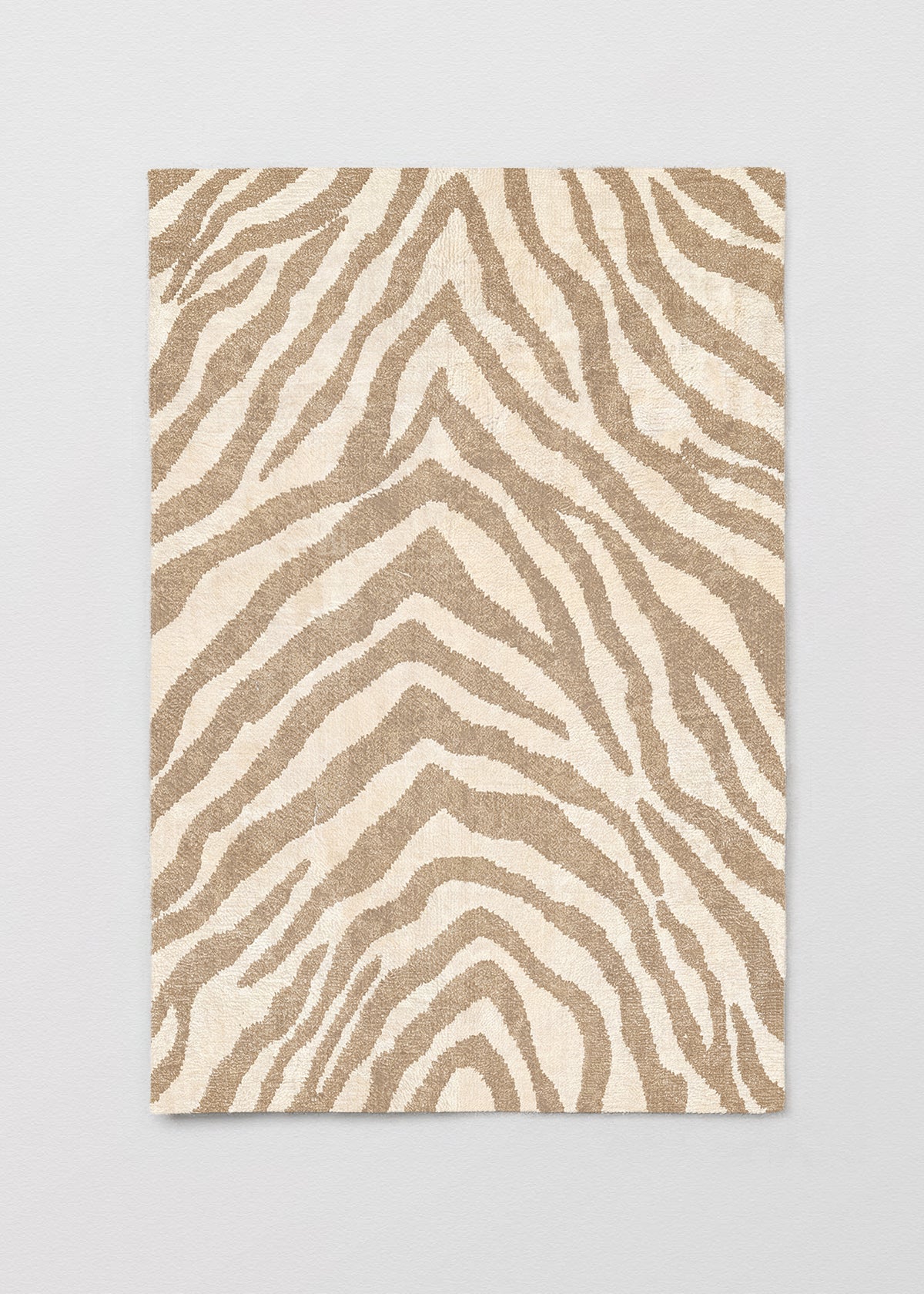 Papel Mural Animal Rayas Blanco Natural