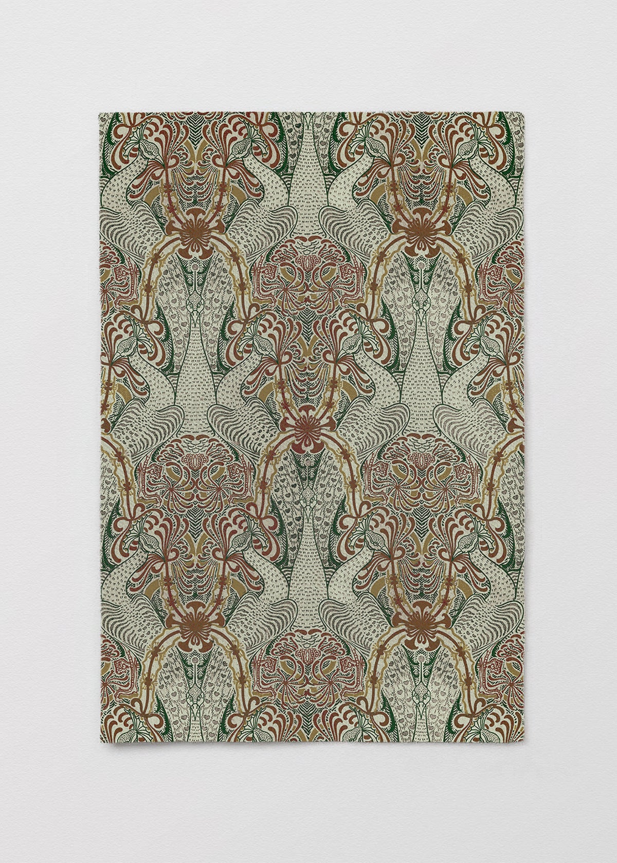 Papel Mural Ave del Paraíso Verde Esmeralda