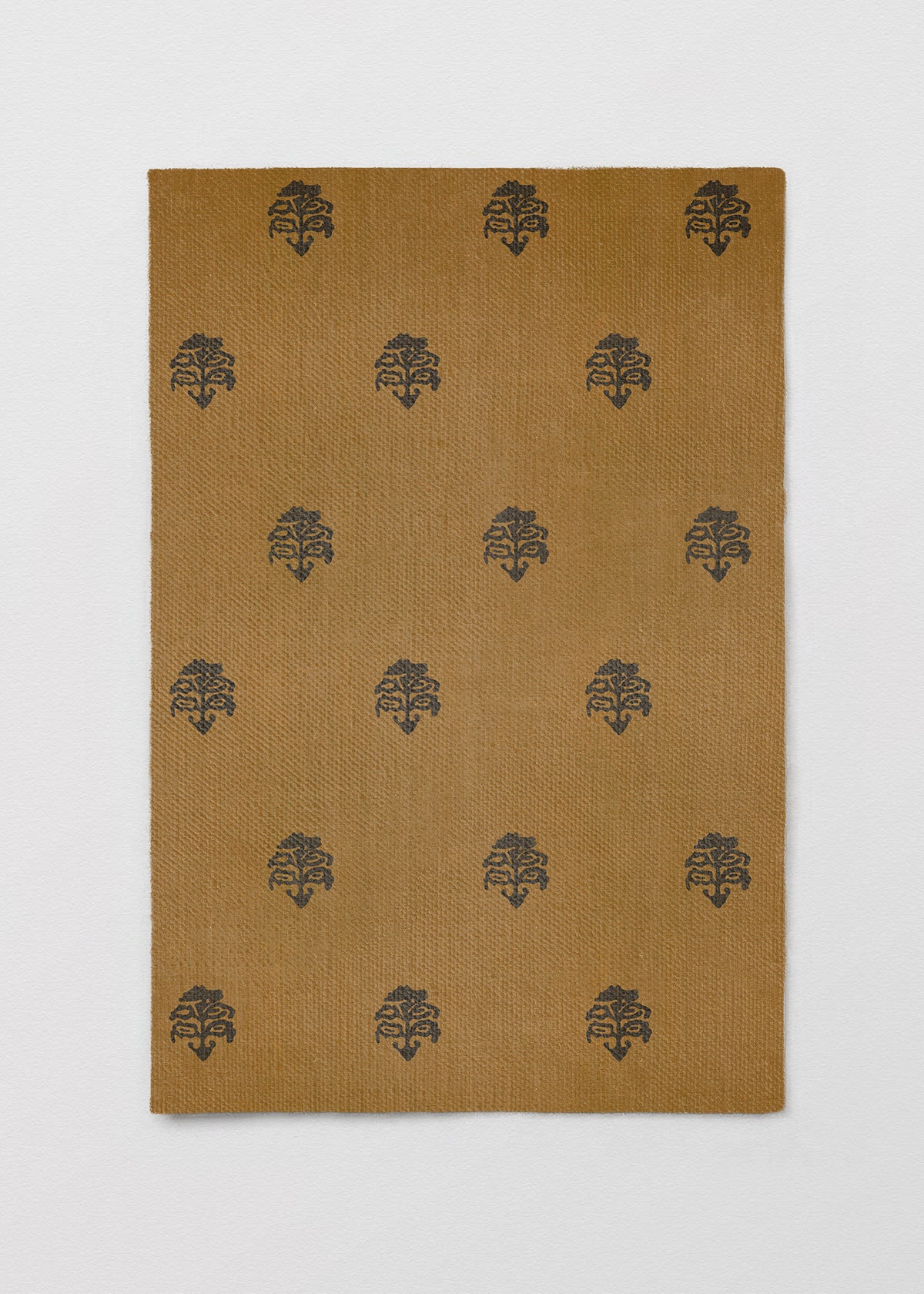 Papel Mural Flor Amarillo Ocre