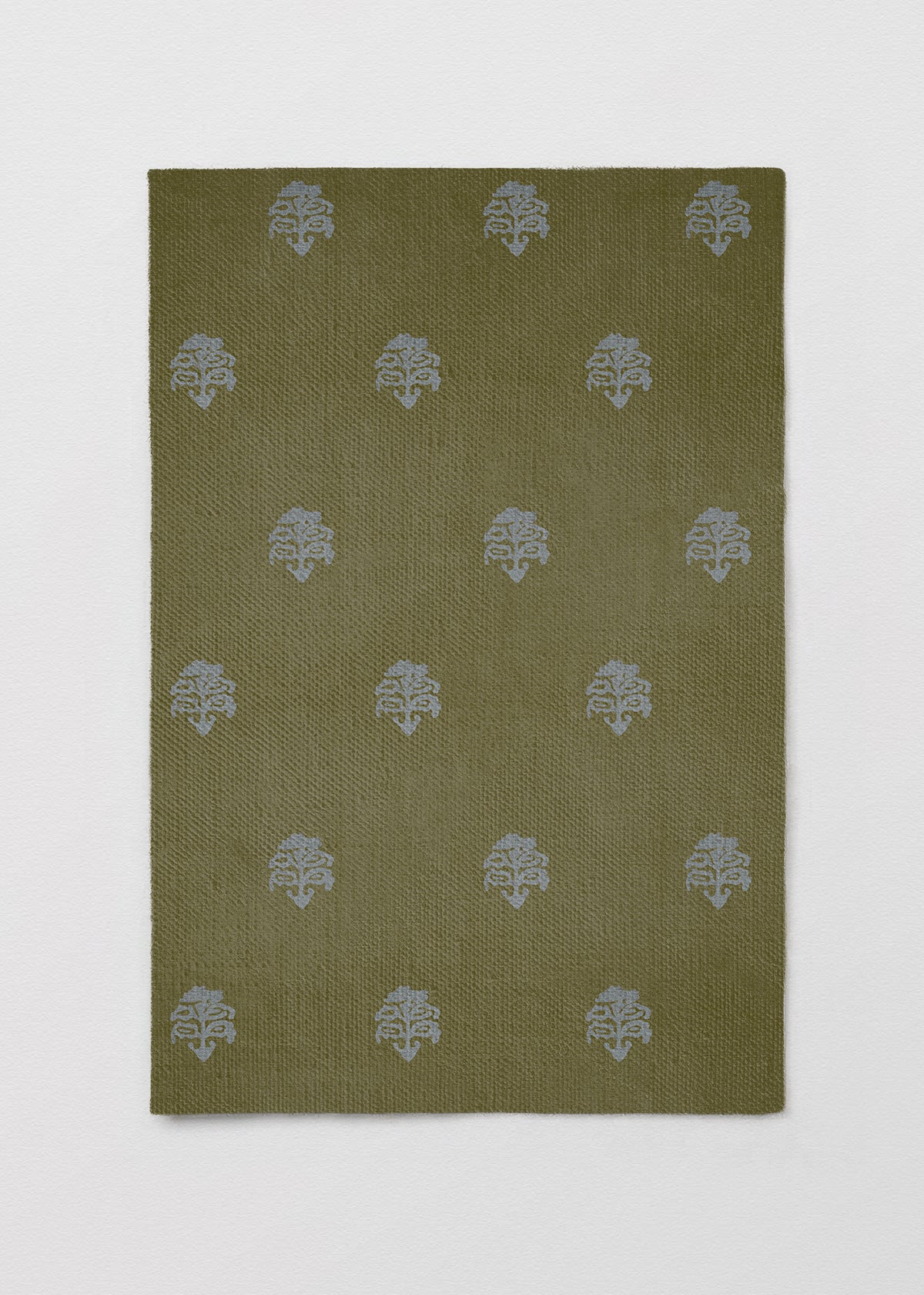 Papel Mural Flor Verde Musk