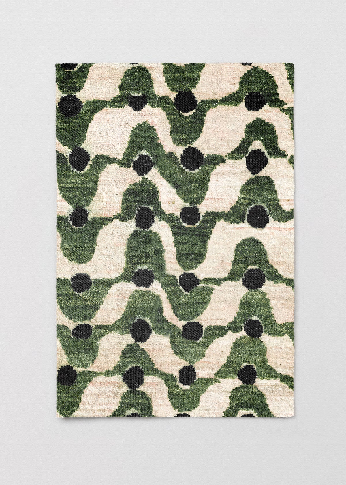 Papel Mural Ondas Verde Esmeralda