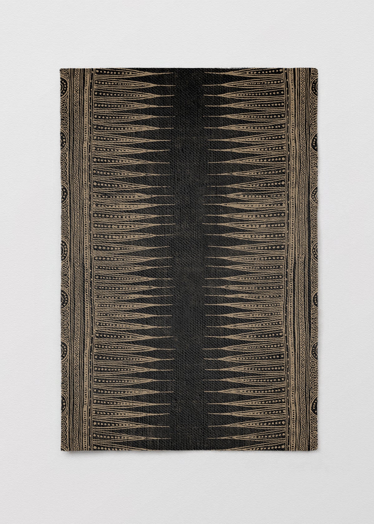 Papel Mural Tribal Shogun Negro Nuit