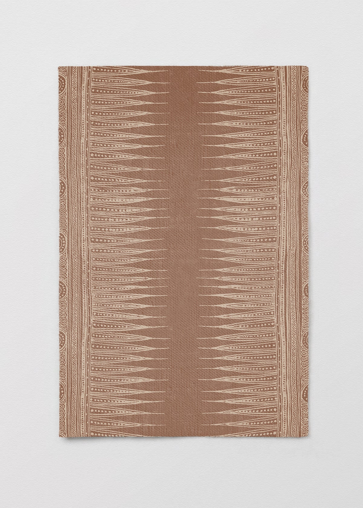Papel Mural Tribal Shogun Terracota