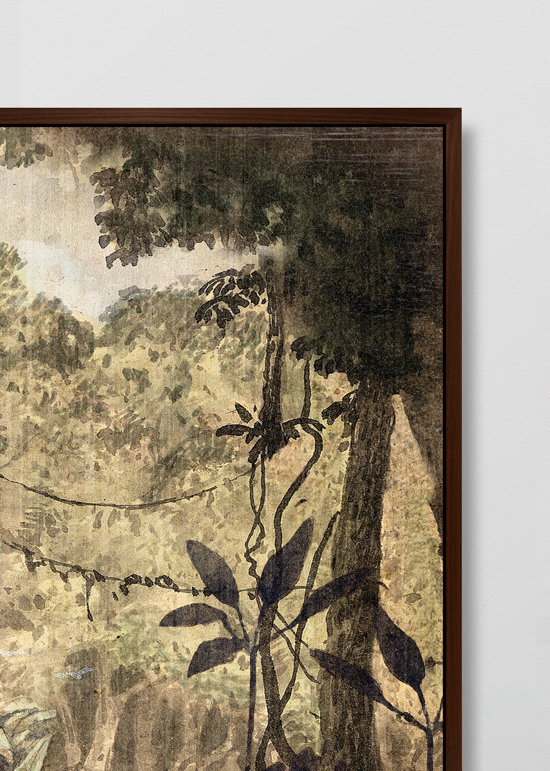 Paneles Murales de lino Jungla Amazónica - Serie 03