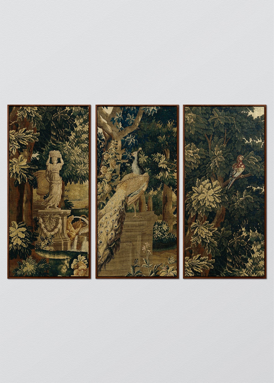 Panel Gobelino Esculturas y Aves (V)