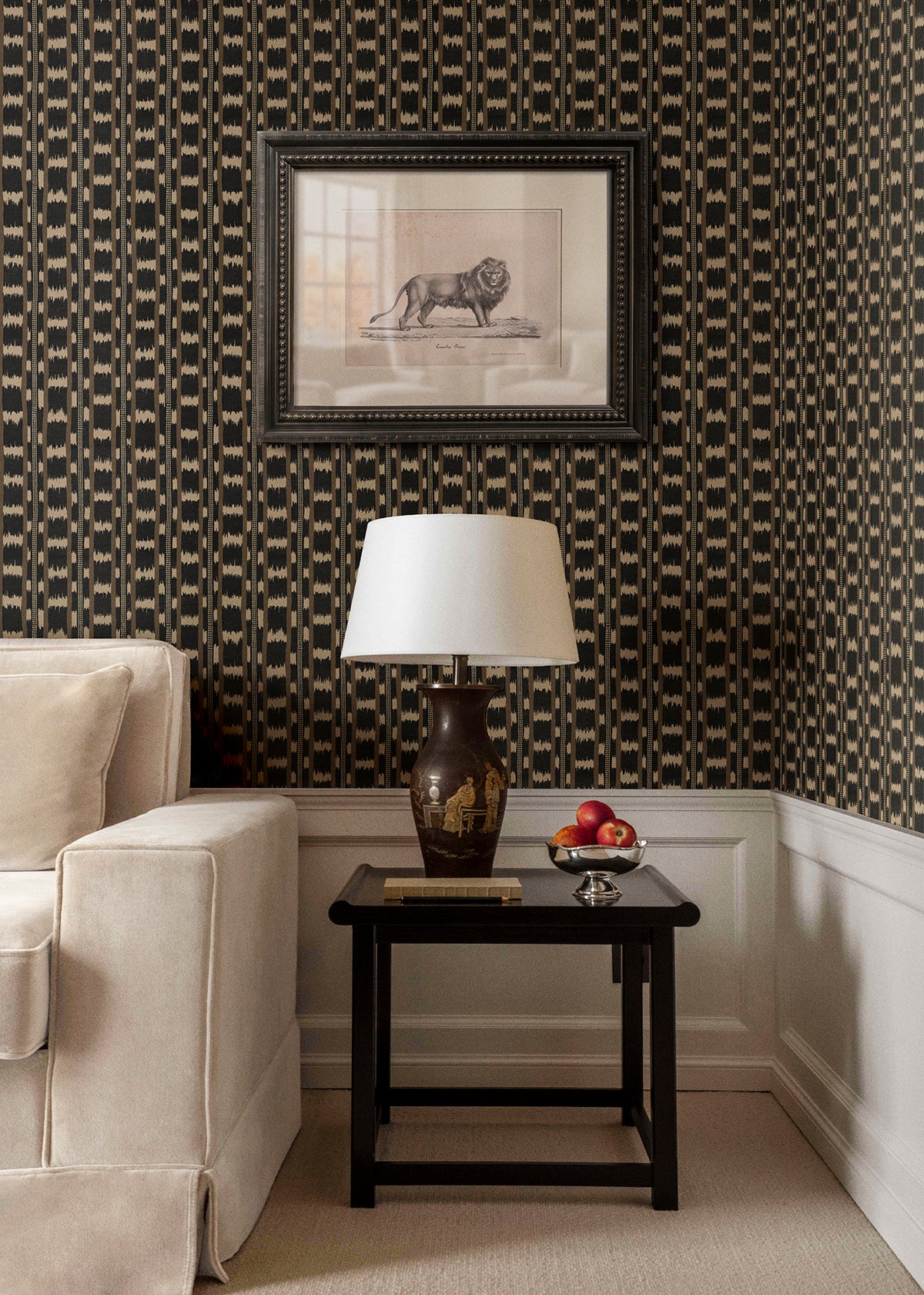 Papel Mural Liberty Punch Negro Nuit