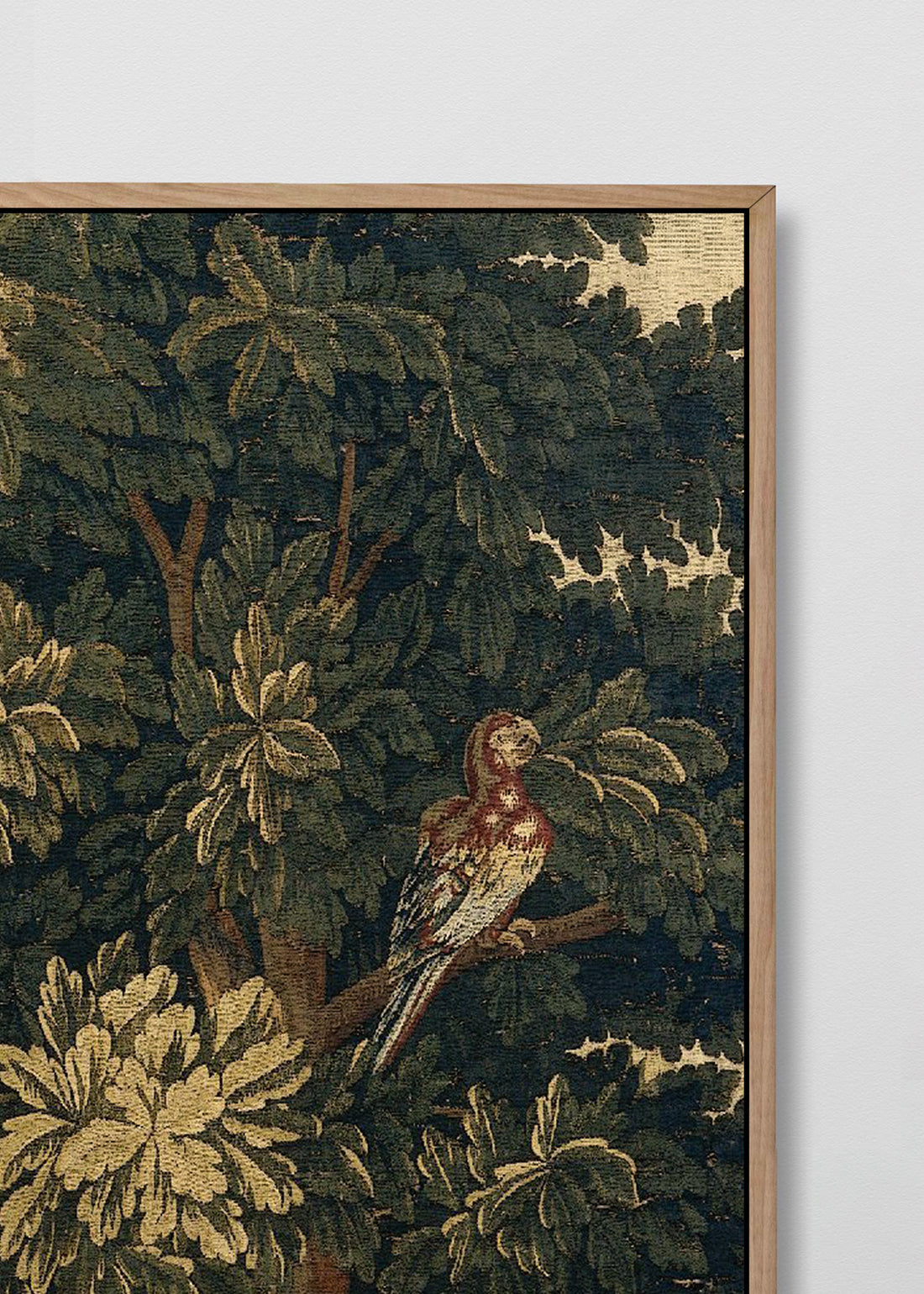Paneles Murales de lino Gobelino Esculturas y Aves - Serie 03