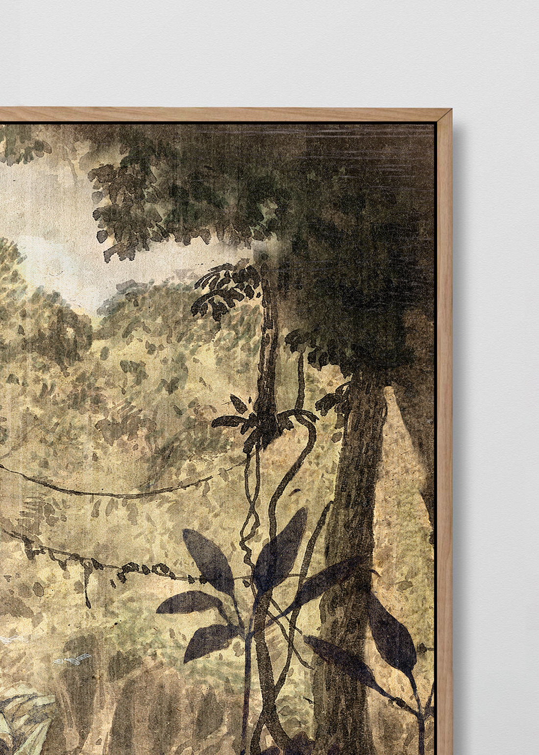 Paneles Murales de lino Jungla Amazónica - Serie 03