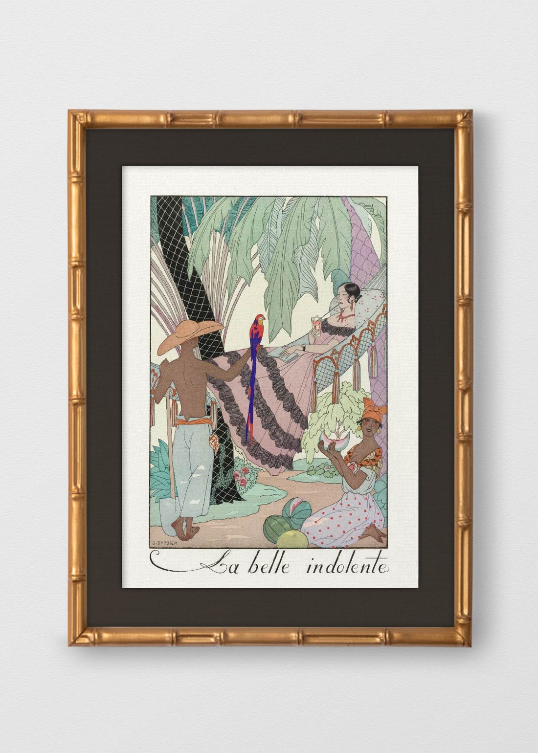 BAMBÚ DORADO ANTIGUO LINO NEGRO
