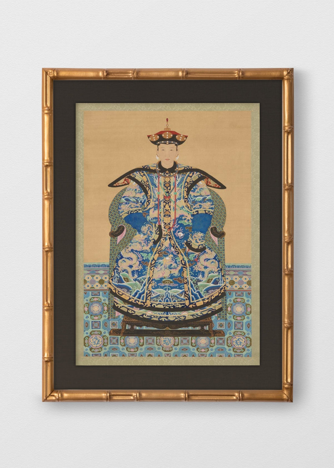 BAMBÚ DORADO ANTIGUO LINO NEGRO