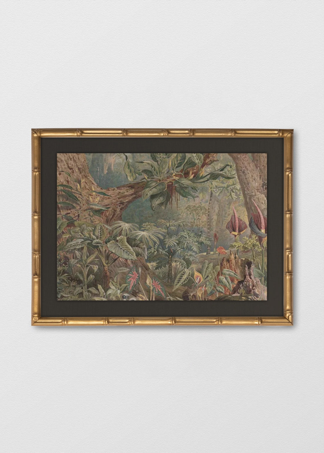 BAMBÚ DORADO ANTIGUO LINO NEGRO