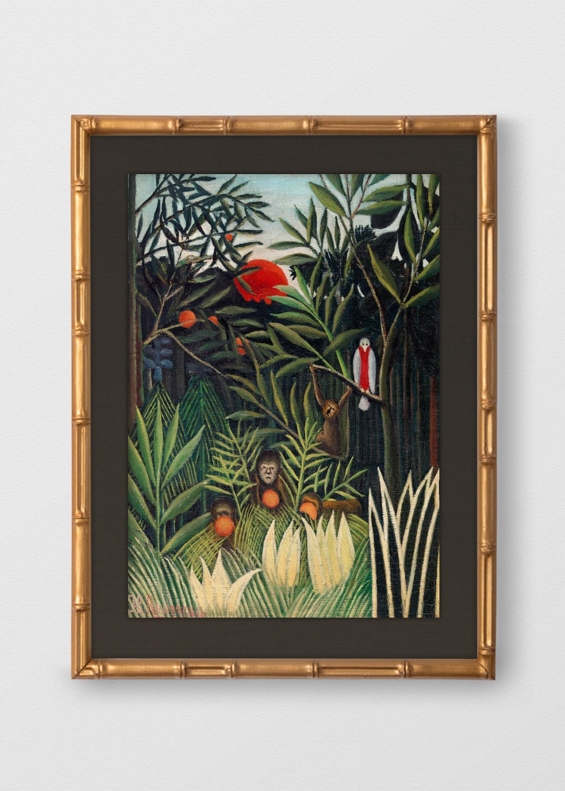 BAMBÚ DORADO ANTIGUO LINO NEGRO