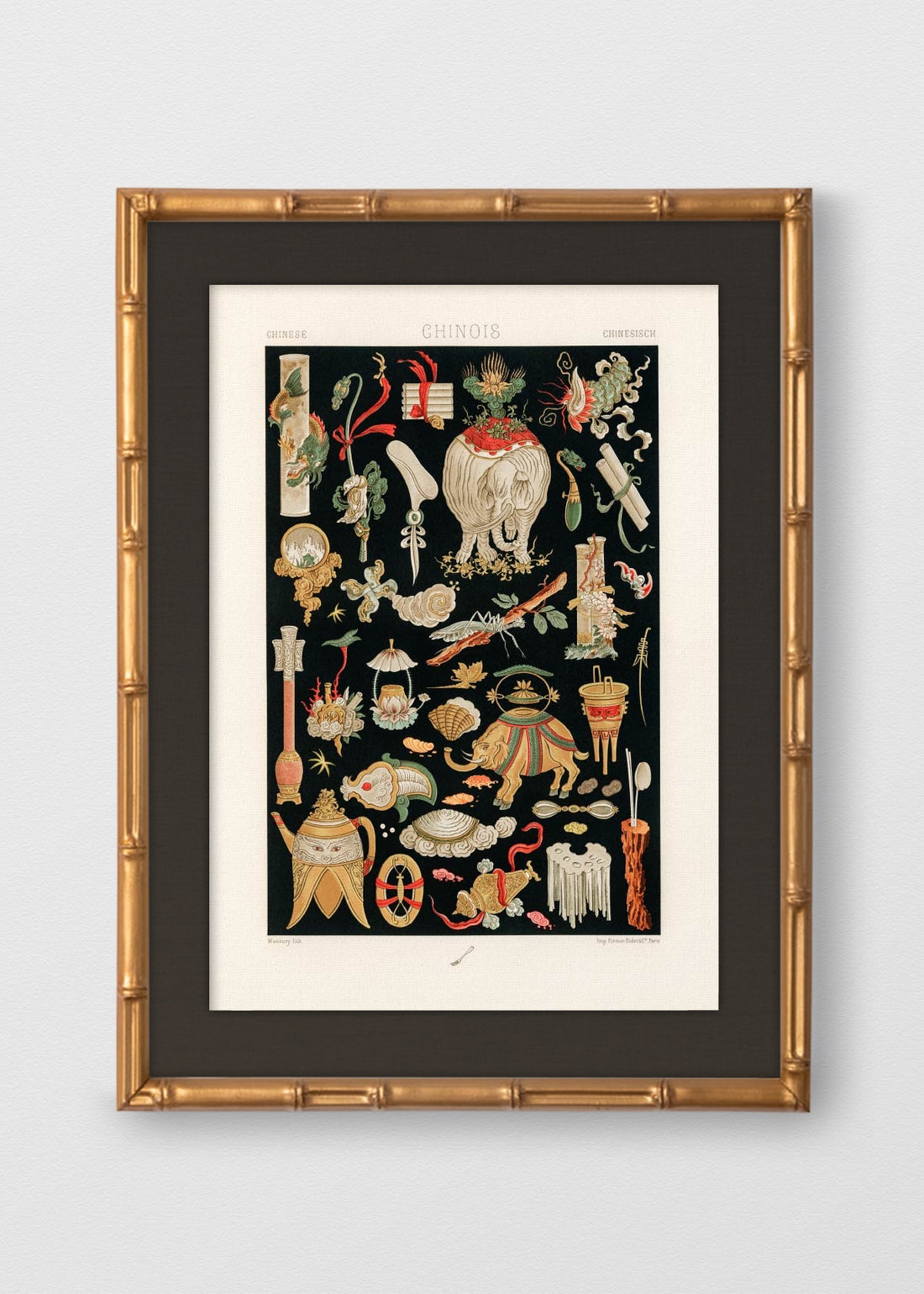 BAMBÚ DORADO ANTIGUO LINO NEGRO