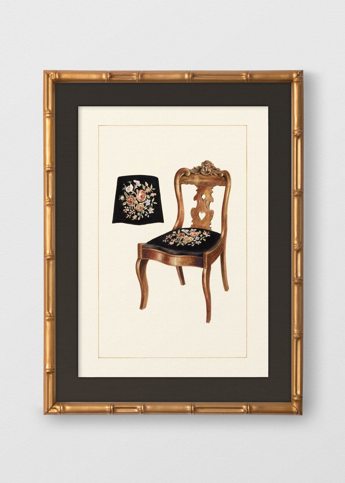 BAMBÚ DORADO ANTIGUO LINO NEGRO