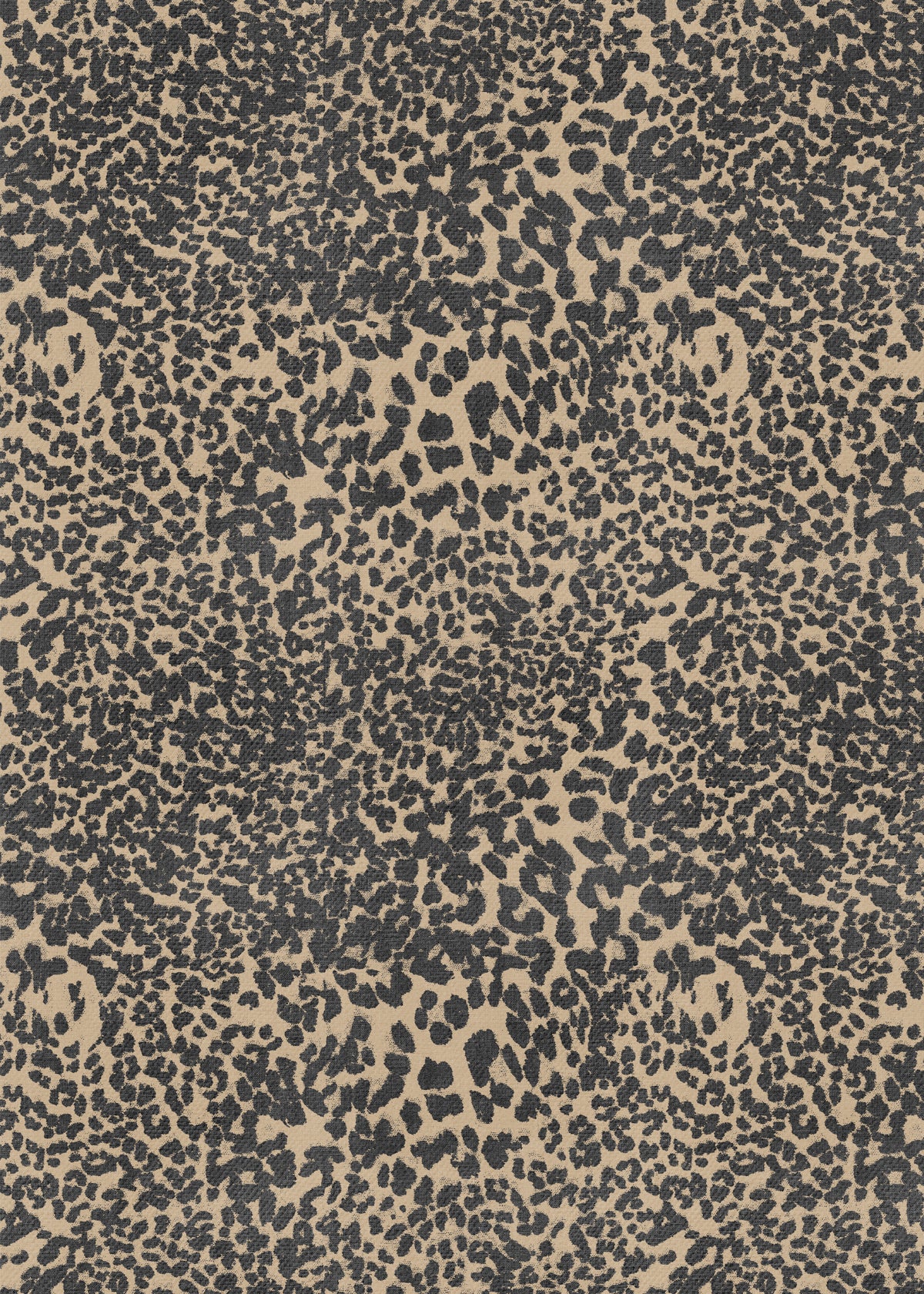 Papel Mural Animal Leopardo Natural Noir