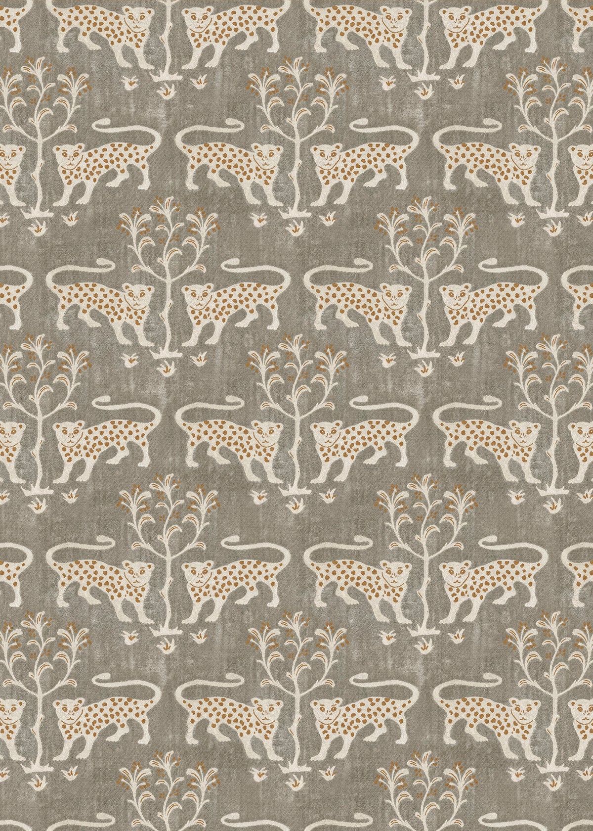 Papel Mural Jaguar Kingdom Gris Plata