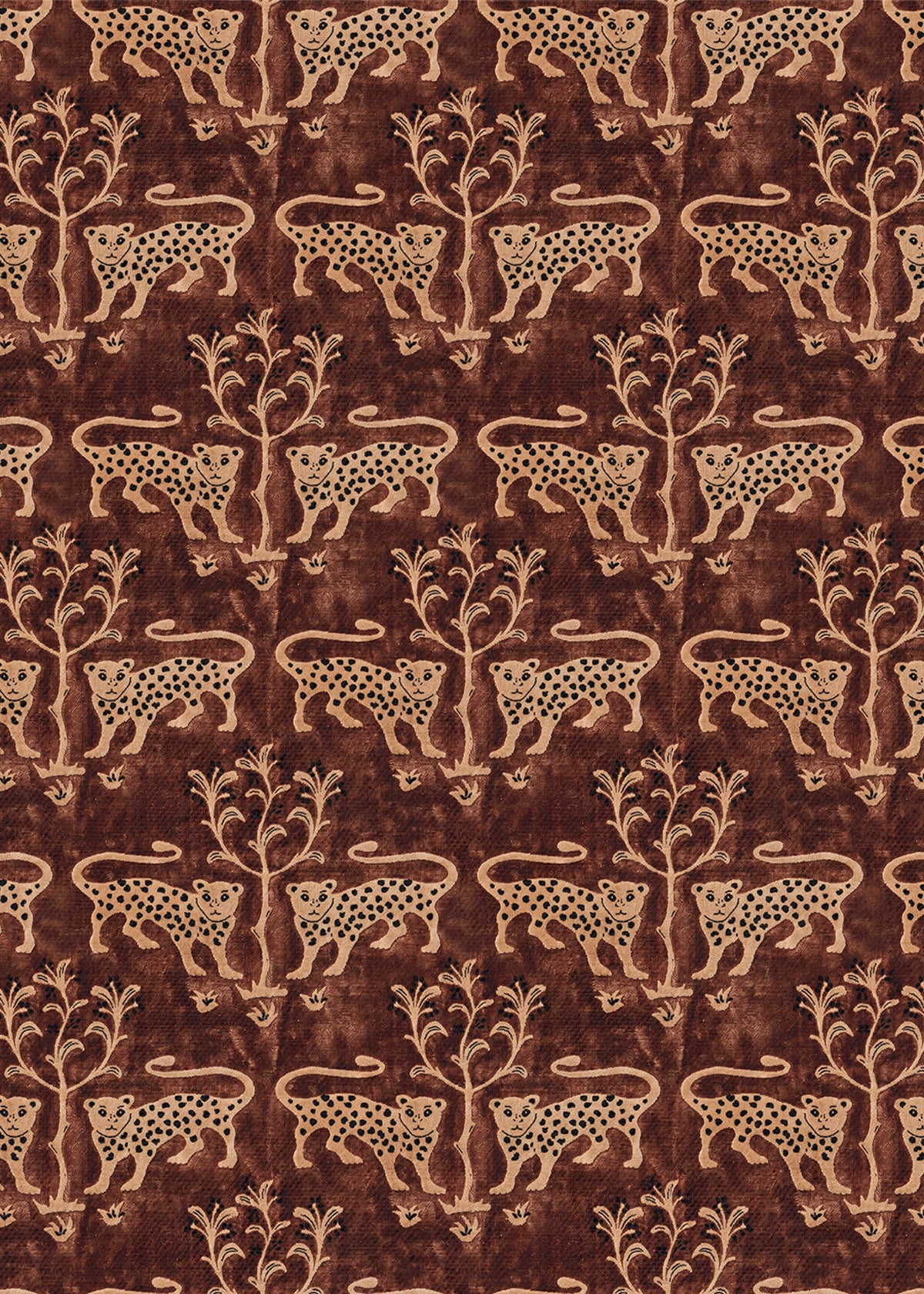 Papel Mural Jaguar Kingdom Rojo Ruby