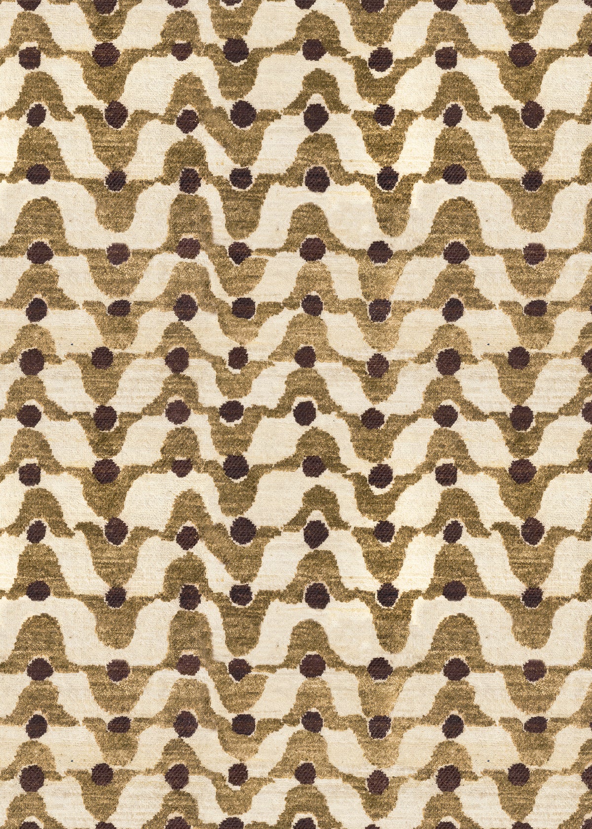 Papel Mural Ondas Amarillo Ocre