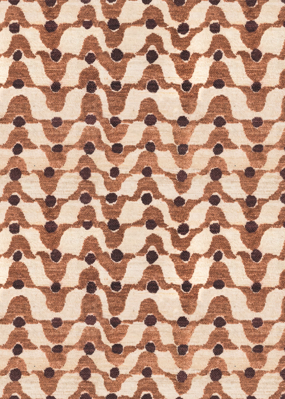 Papel Mural Ondas Terracota