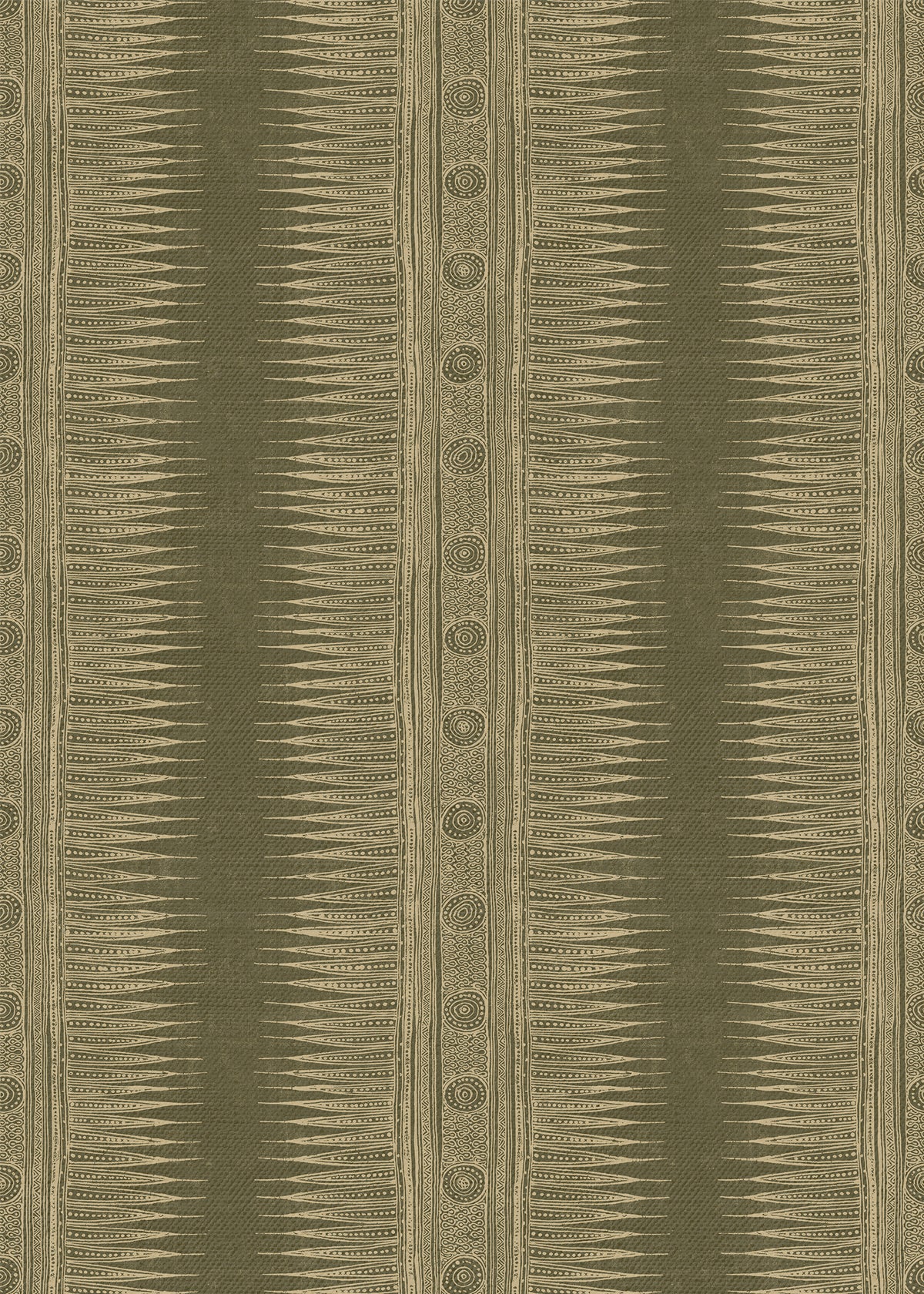Papel Mural Tribal Shogun Verde Oliva