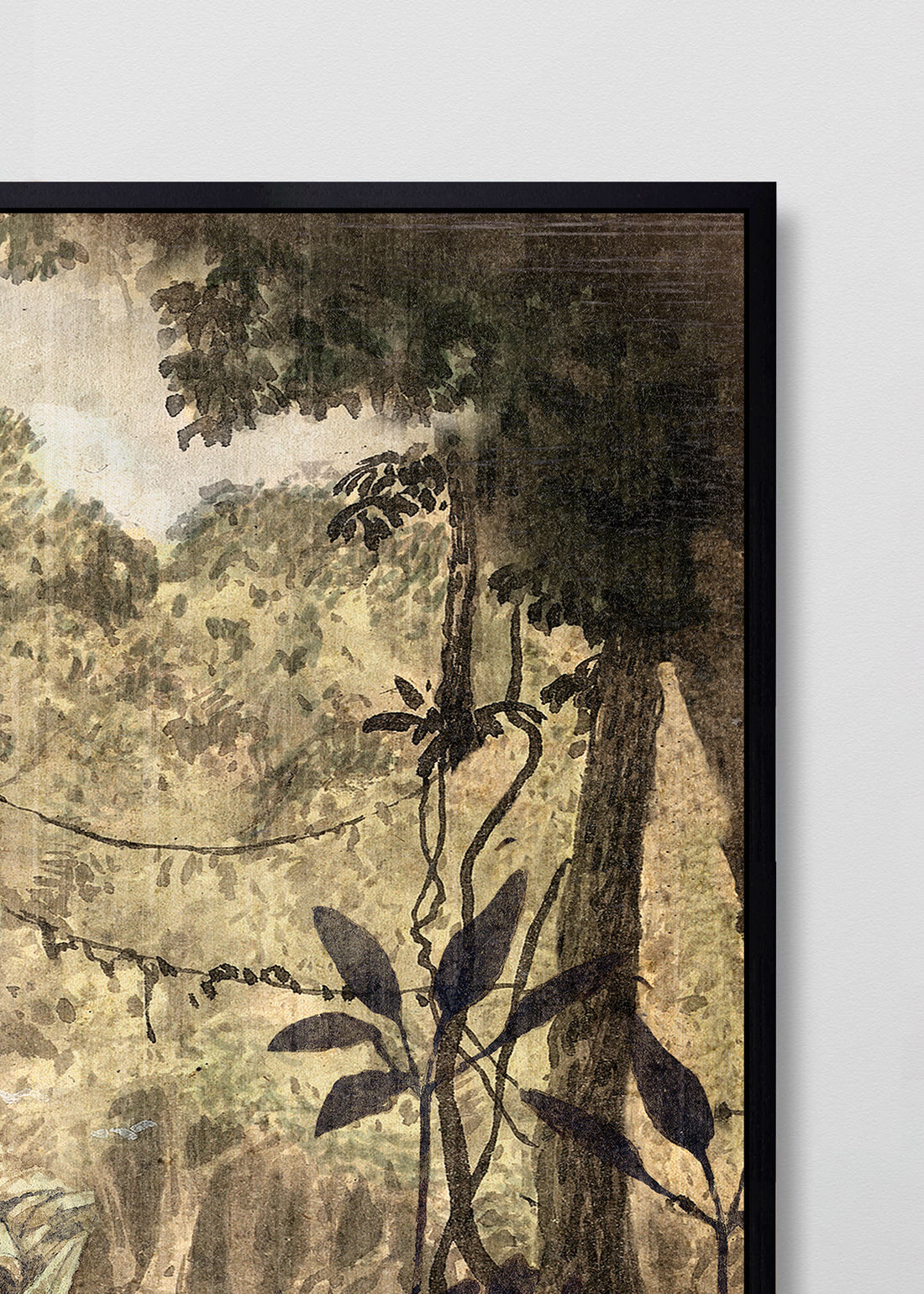 Paneles Murales de lino Jungla Amazónica - Serie 03