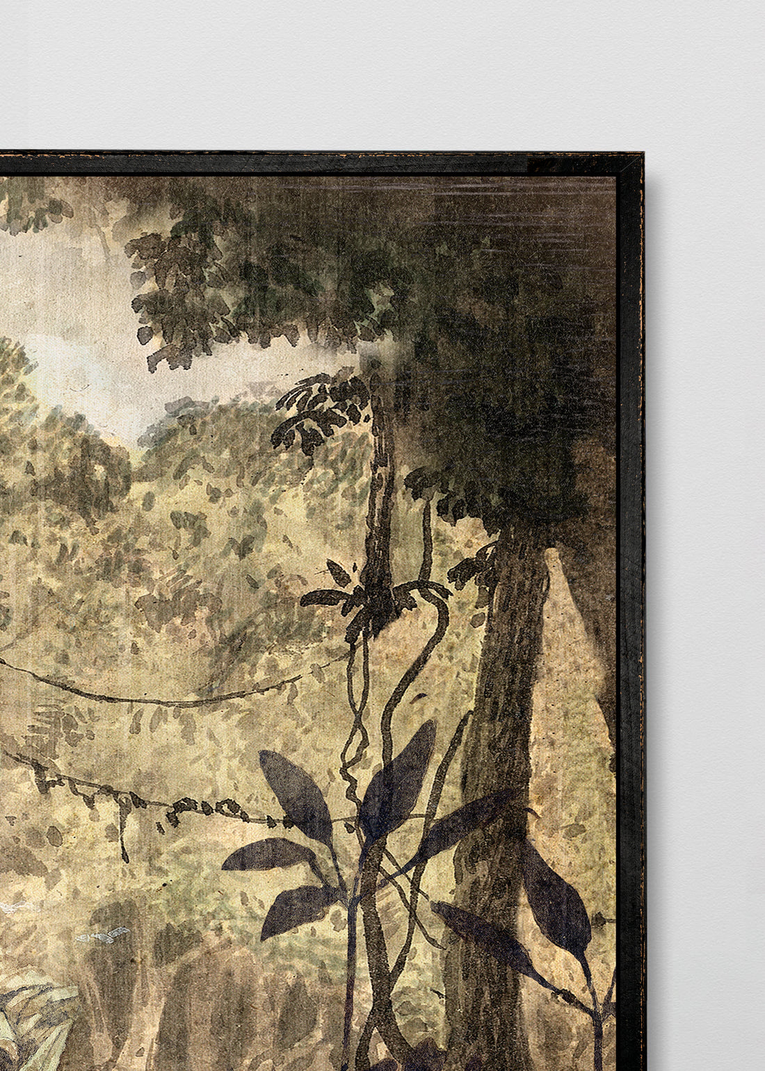 Paneles Murales de lino Jungla Amazónica - Serie 03
