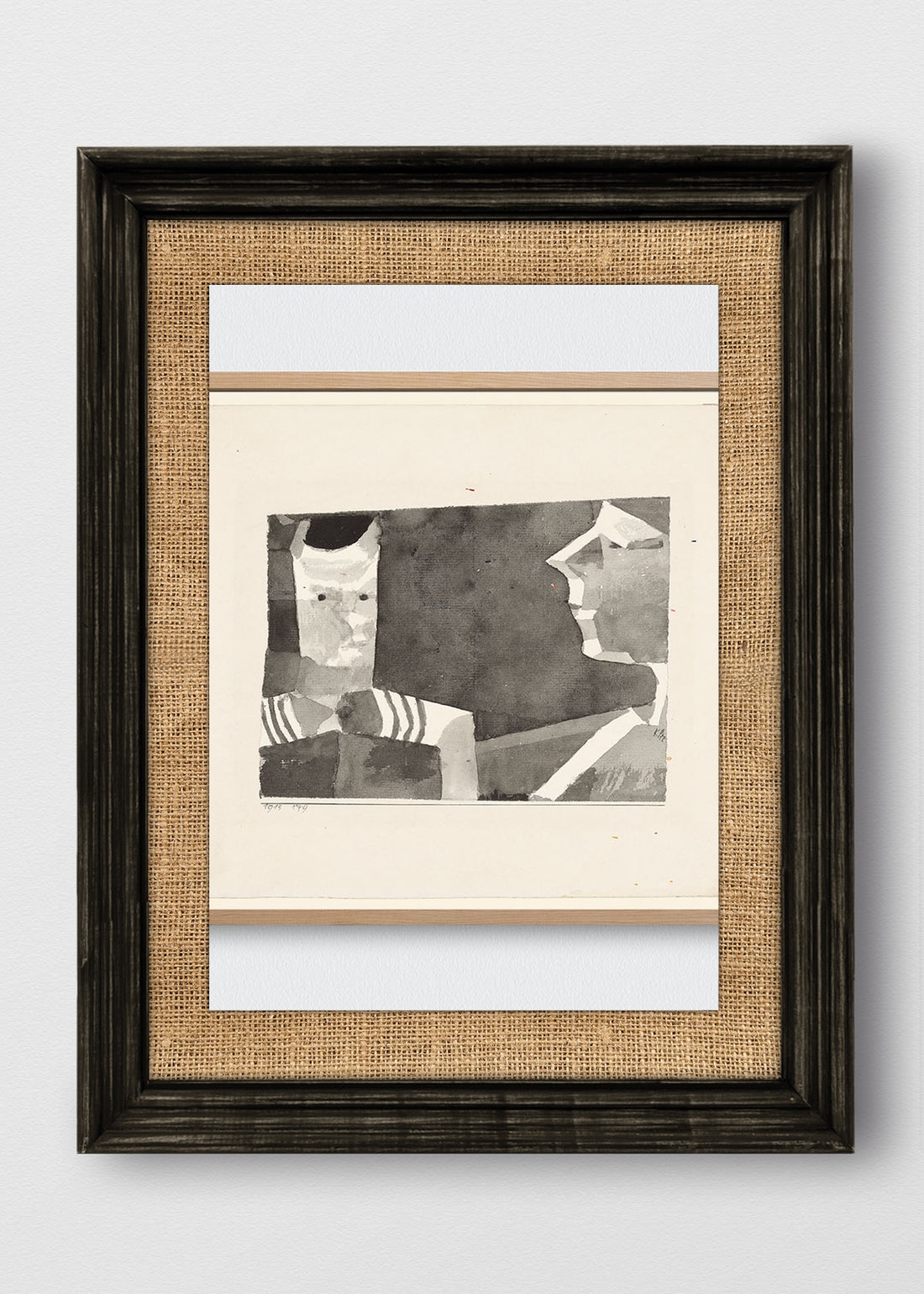 VINTAGE NEGRO ARPILLERA