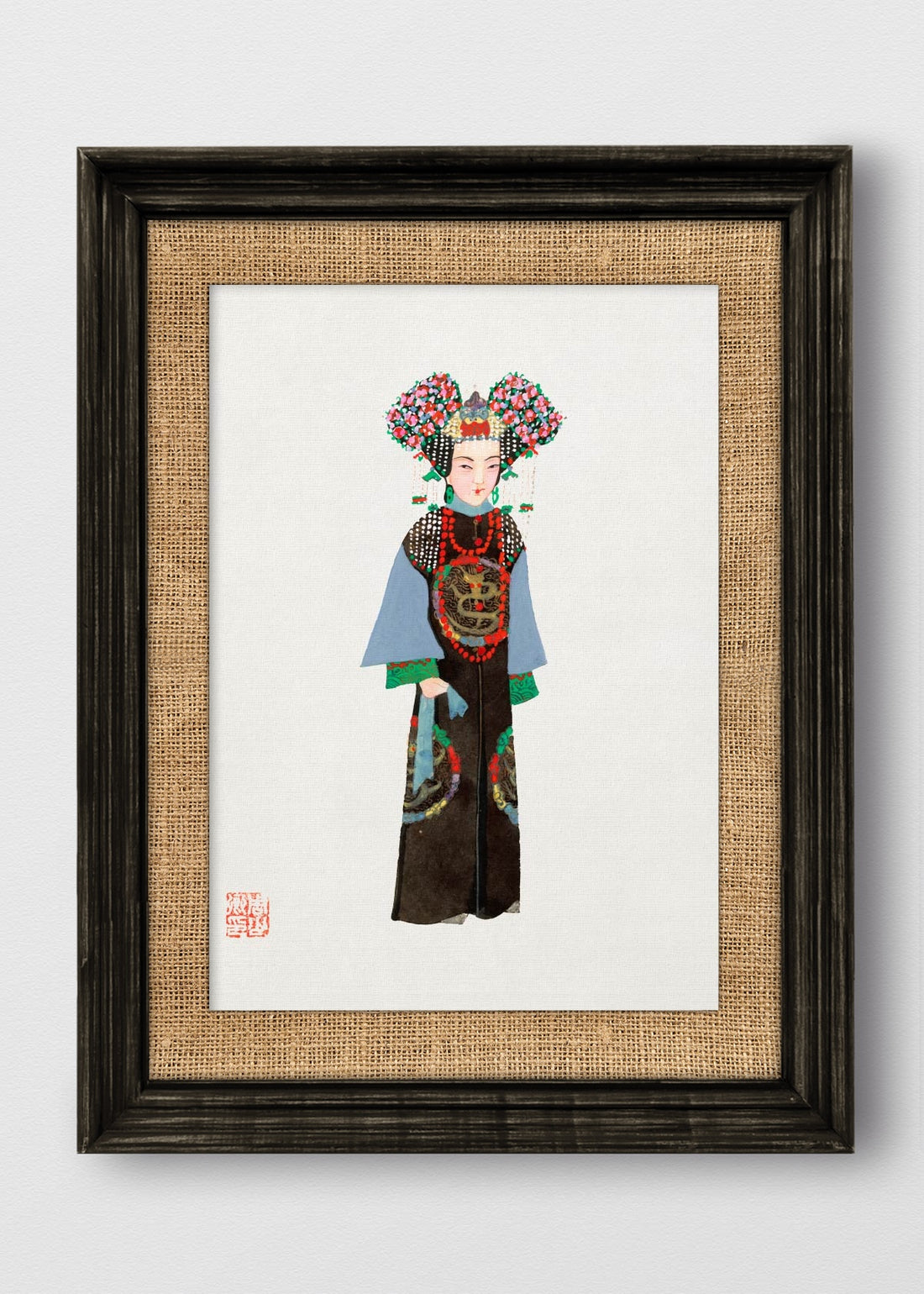 VINTAGE NEGRO ARPILLERA