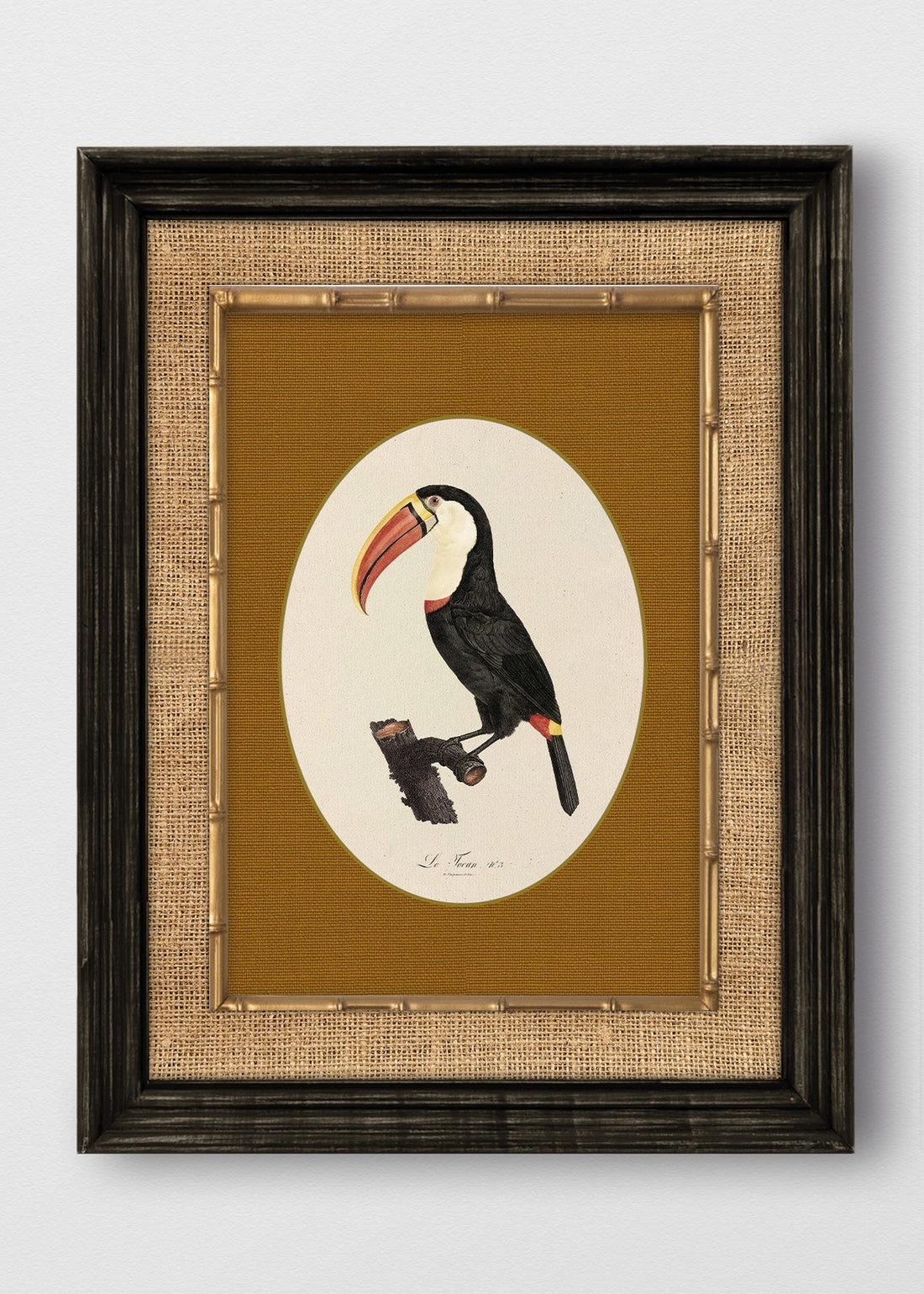 VINTAGE NEGRO ARPILLERA