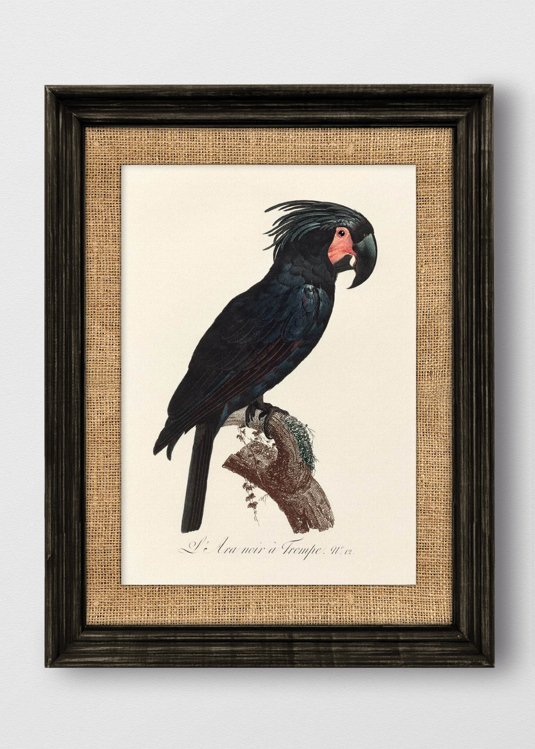 VINTAGE NEGRO ARPILLERA
