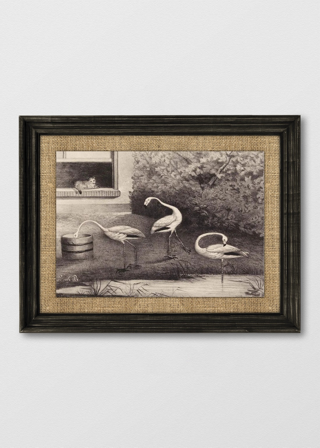 VINTAGE NEGRO ARPILLERA