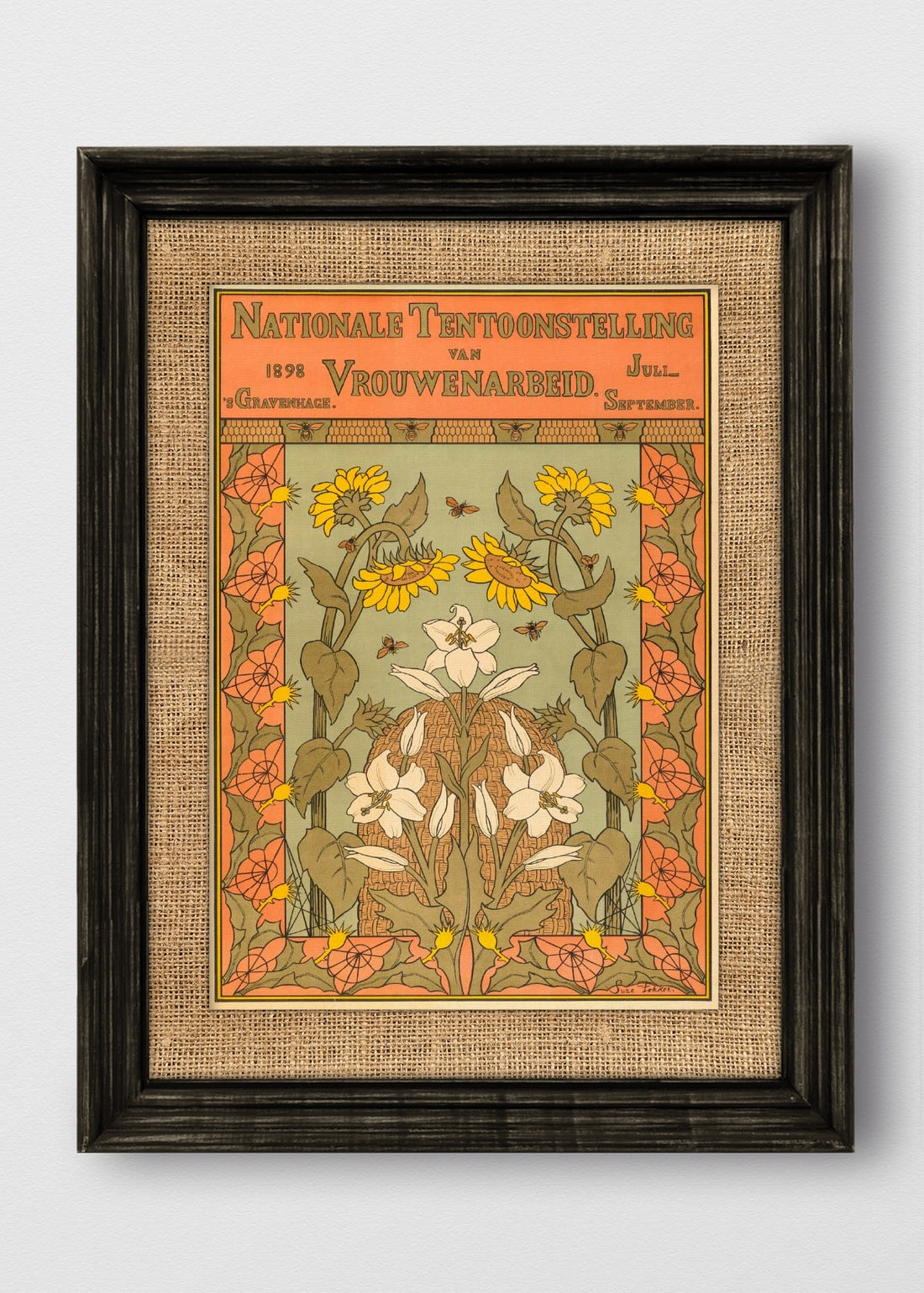 VINTAGE NEGRO ARPILLERA