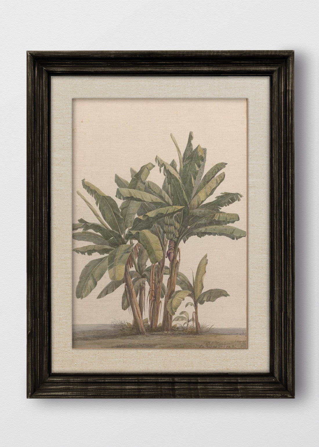 VINTAGE NEGRO LINO CRUDO
