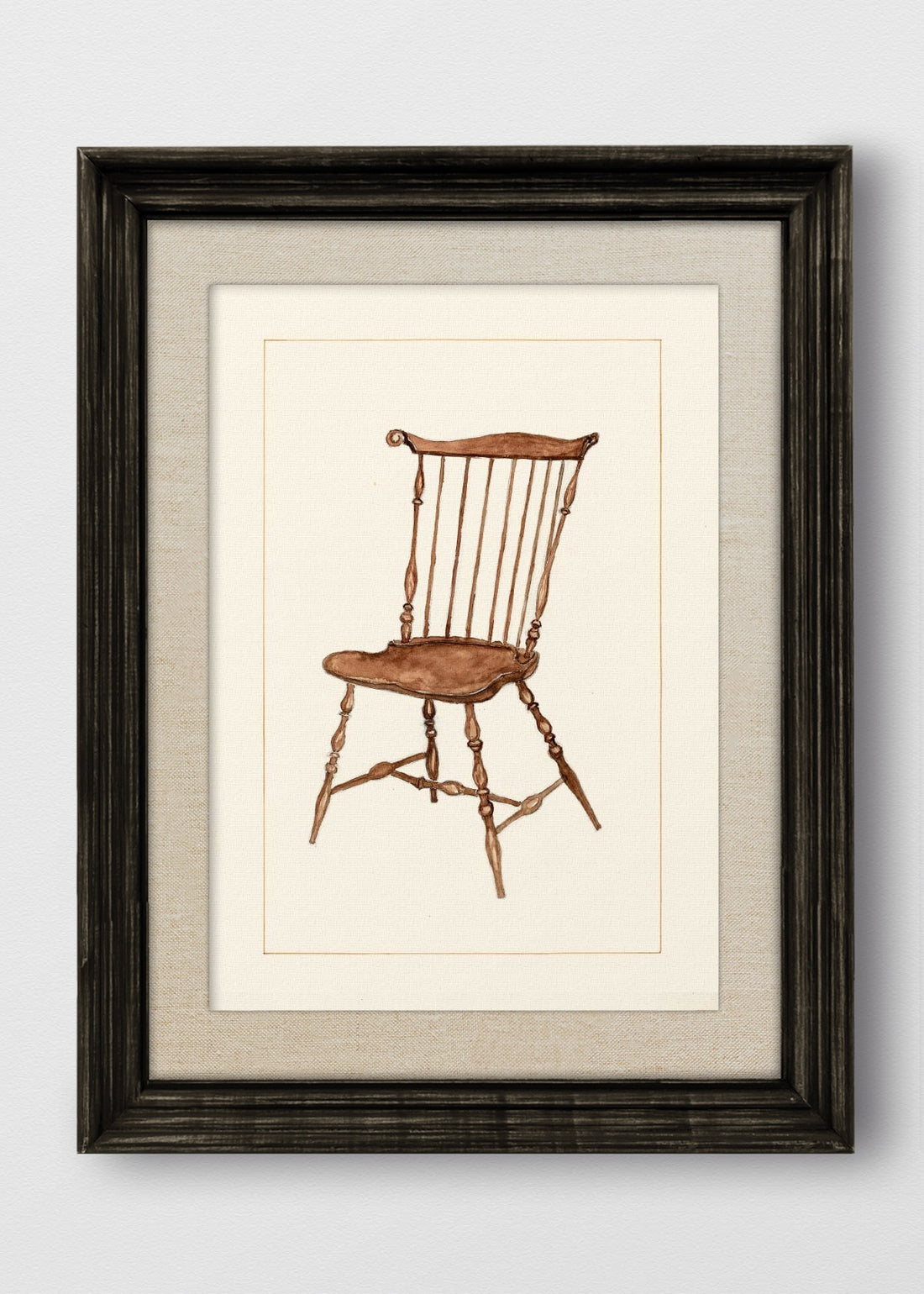 VINTAGE NEGRO LINO CRUDO