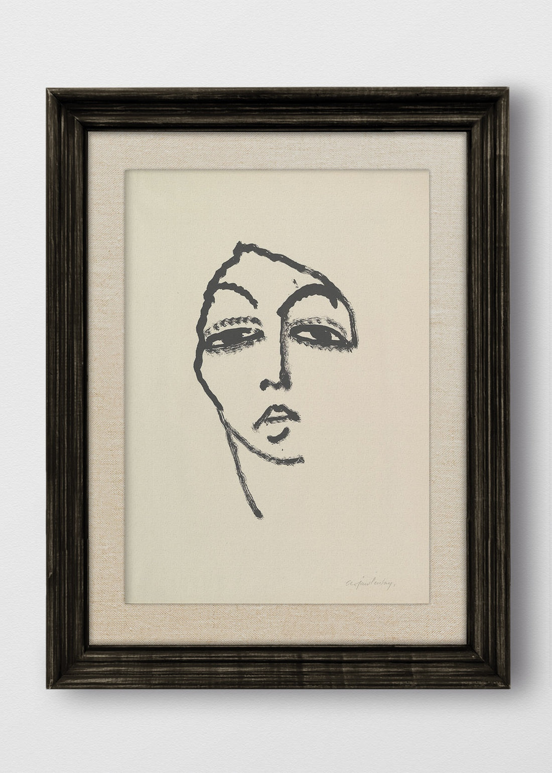 VINTAGE NEGRO LINO CRUDO