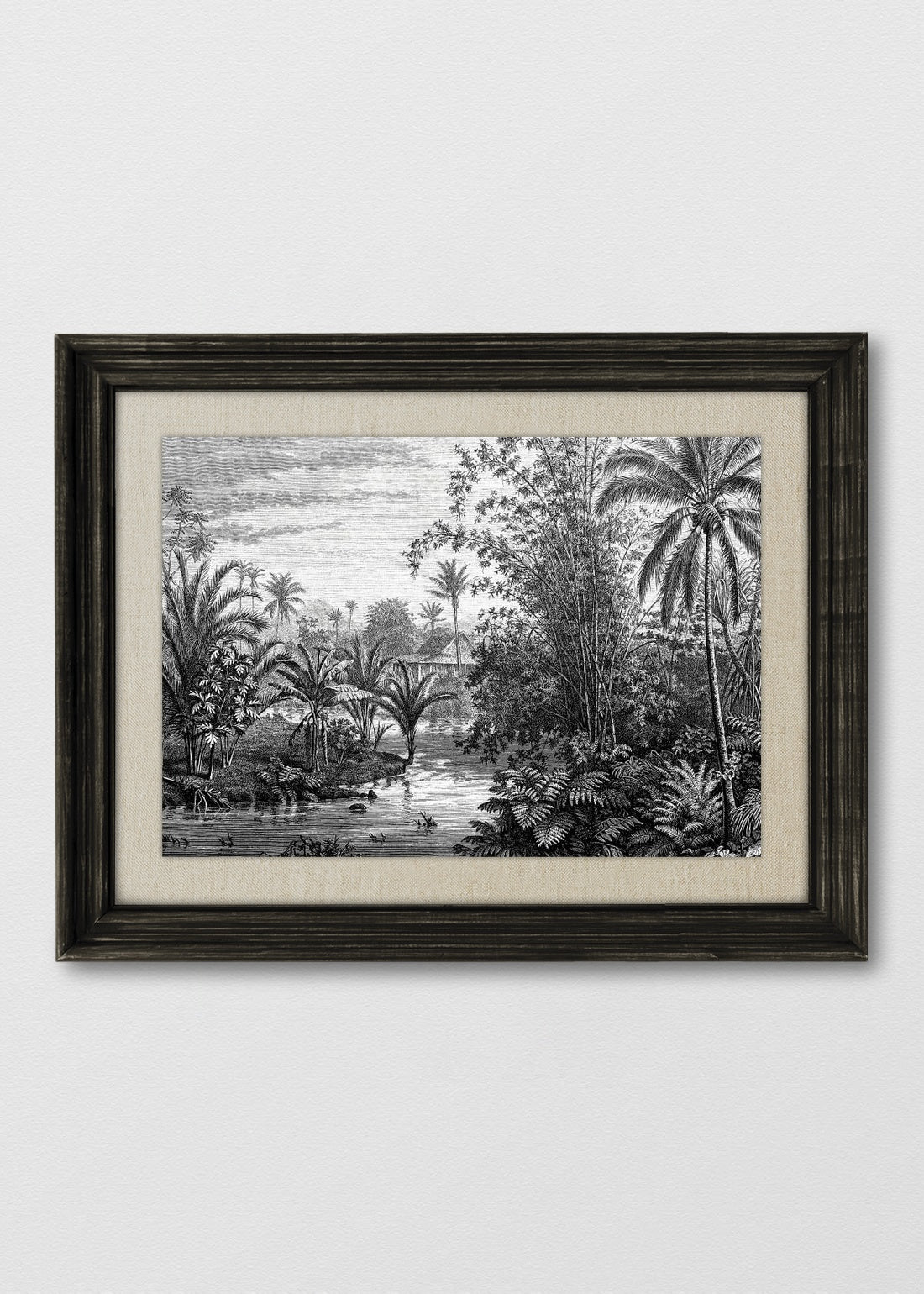 VINTAGE NEGRO LINO CRUDO