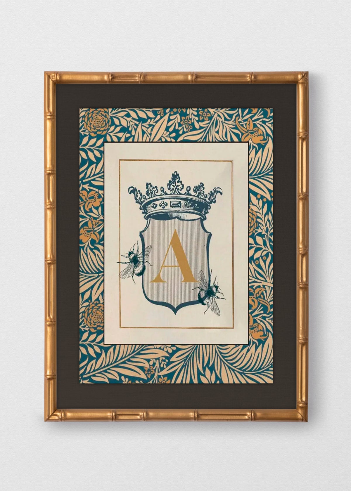 BAMBÚ DORADO ANTIGUO LINO NEGRO