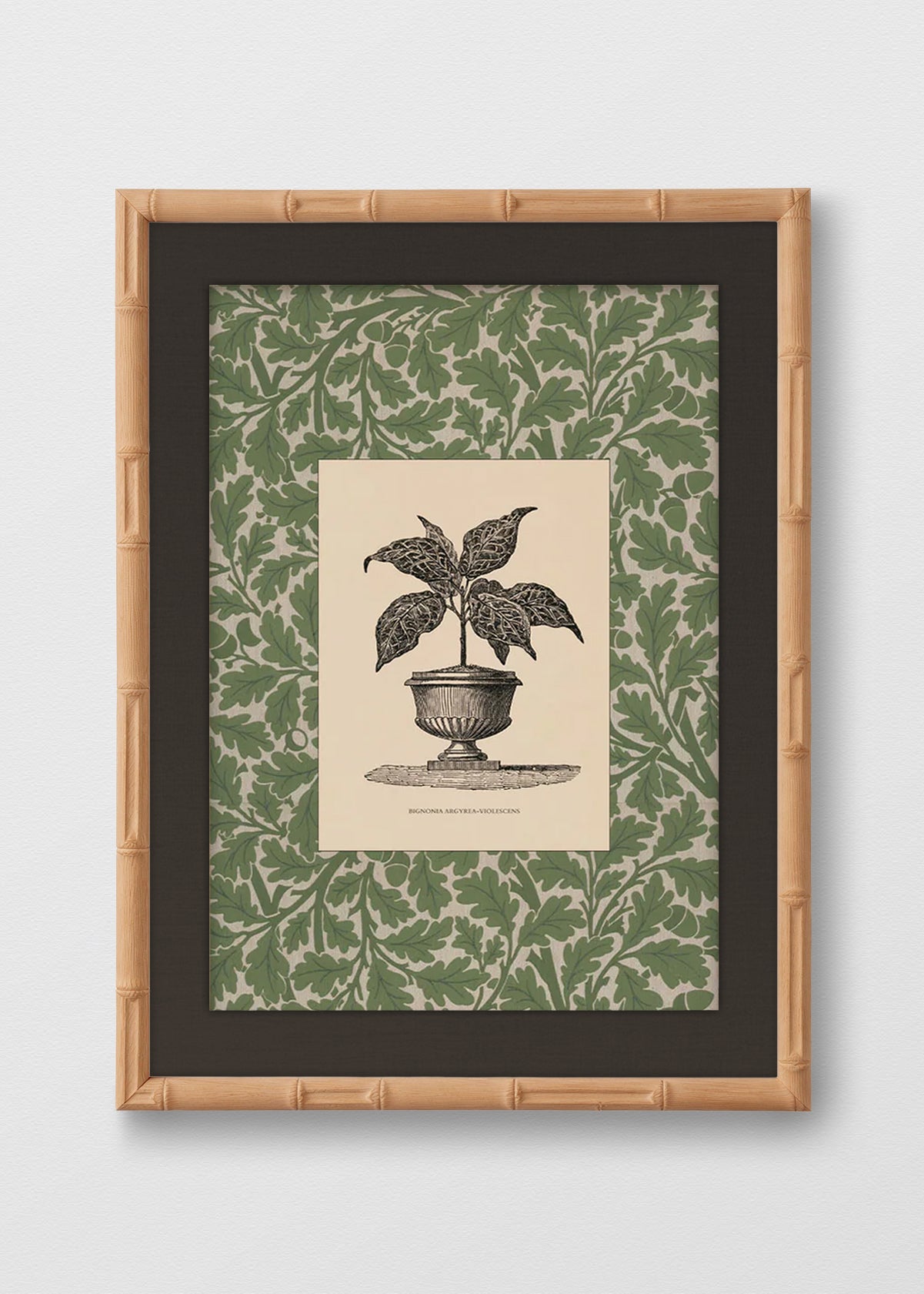 BAMBÚ NATURAL LINO NEGRO
