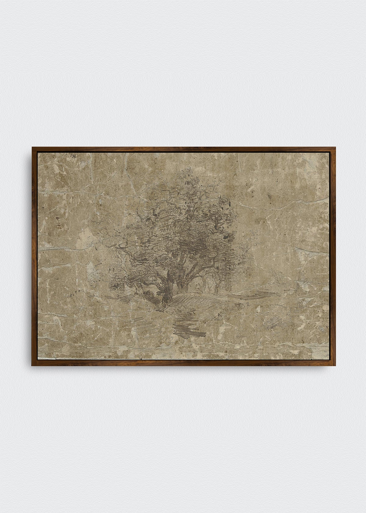 Cuadro canvas árbol abstracto