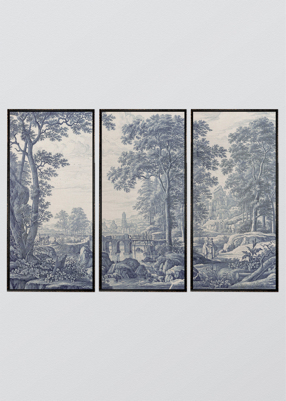 Paneles Murales de lino toile de Jouy - Serie 03