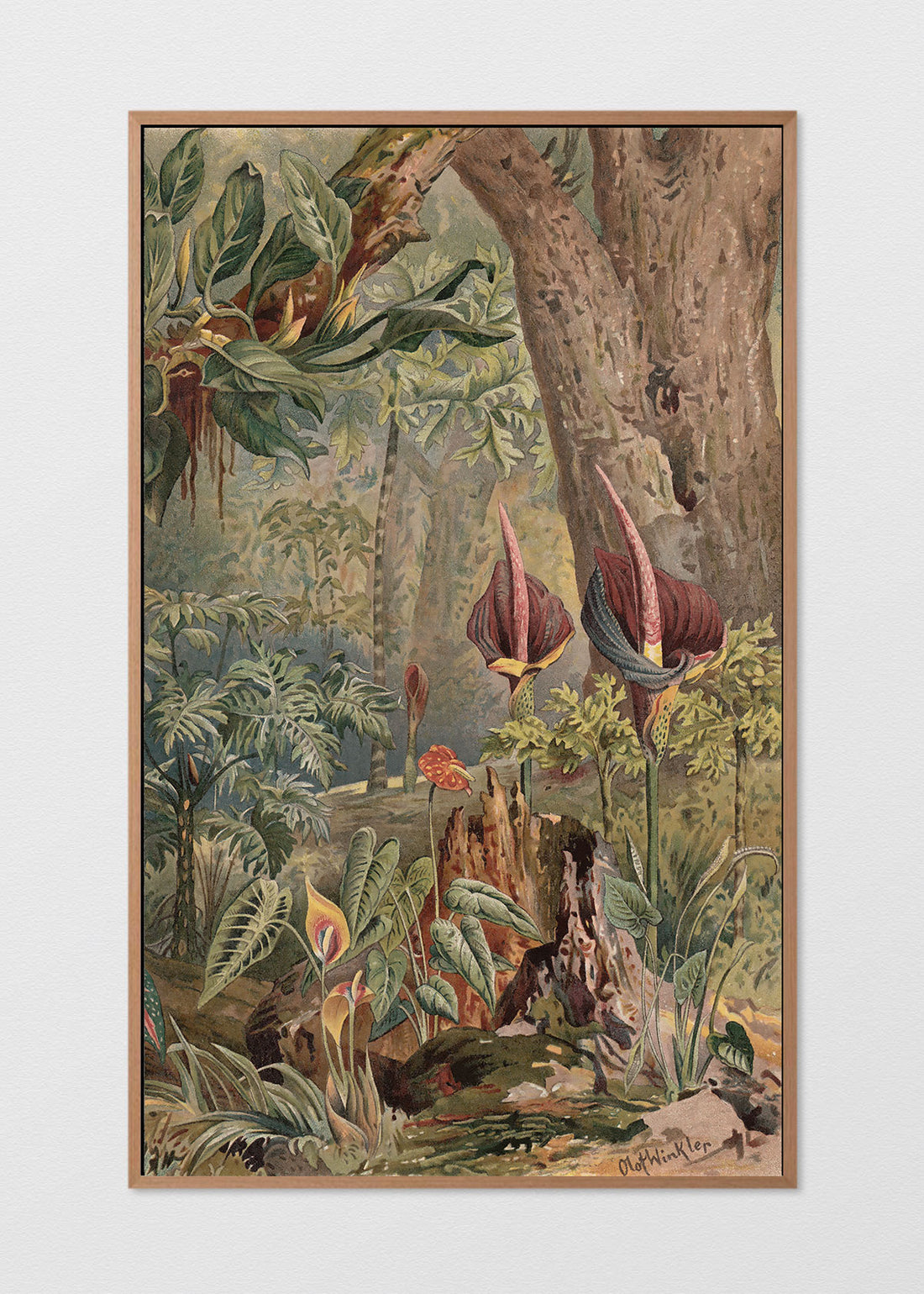 Panel Murales de lino jungla - REBAJAS
