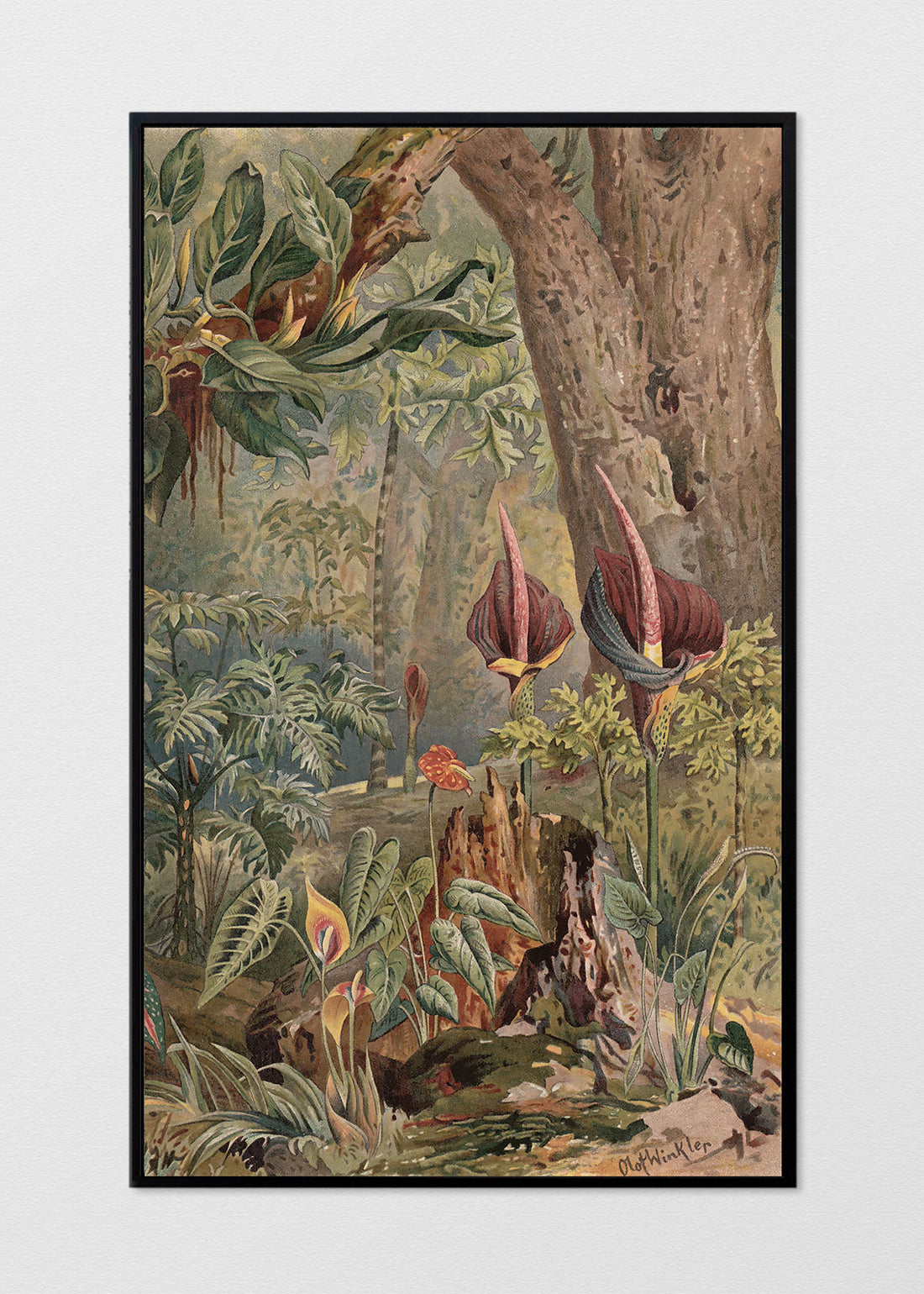 Panel Murales de lino jungla - REBAJAS