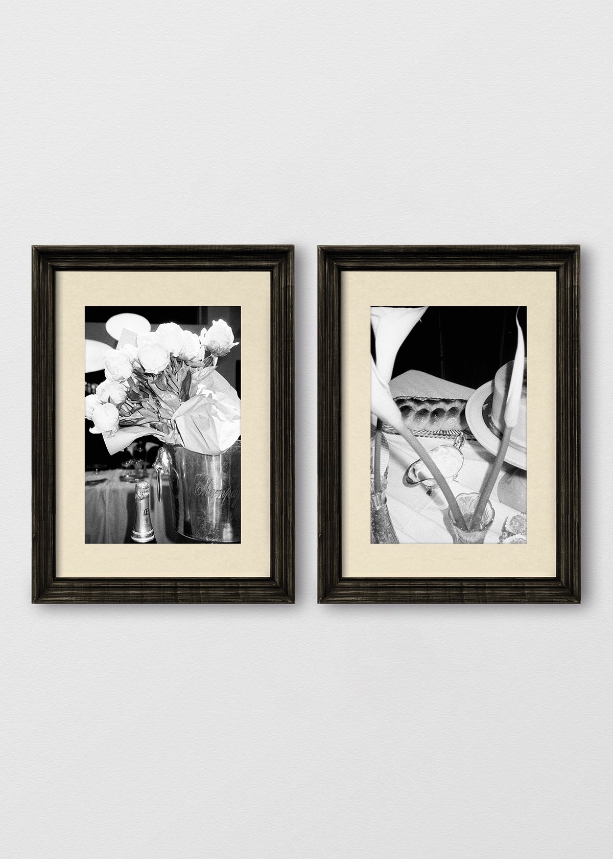 Vintage Negro BLANCO INVIERNO