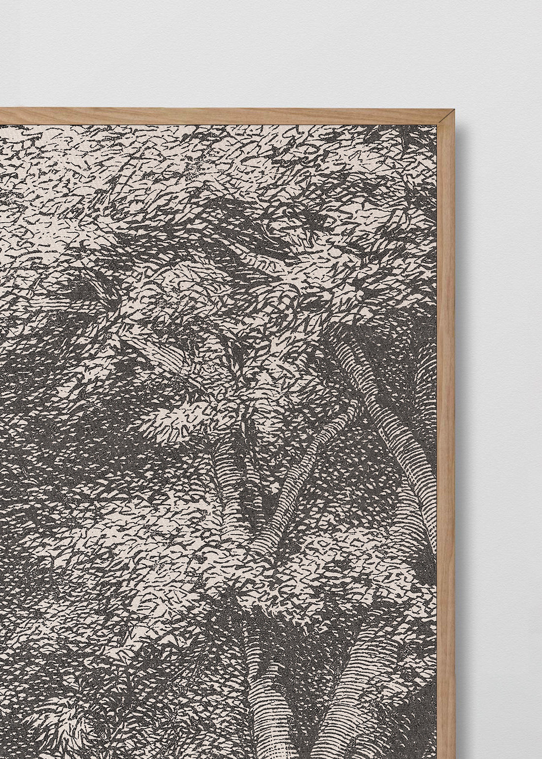 Paneles Murales de lino ciervos en el bosque - Serie 02