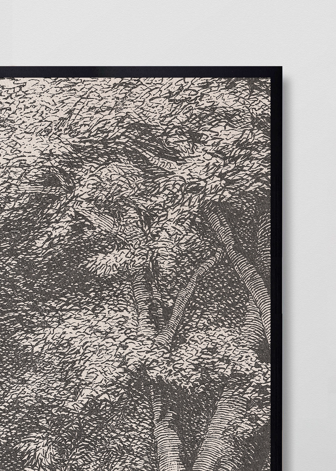 Paneles Murales de lino ciervos en el bosque - Serie 02