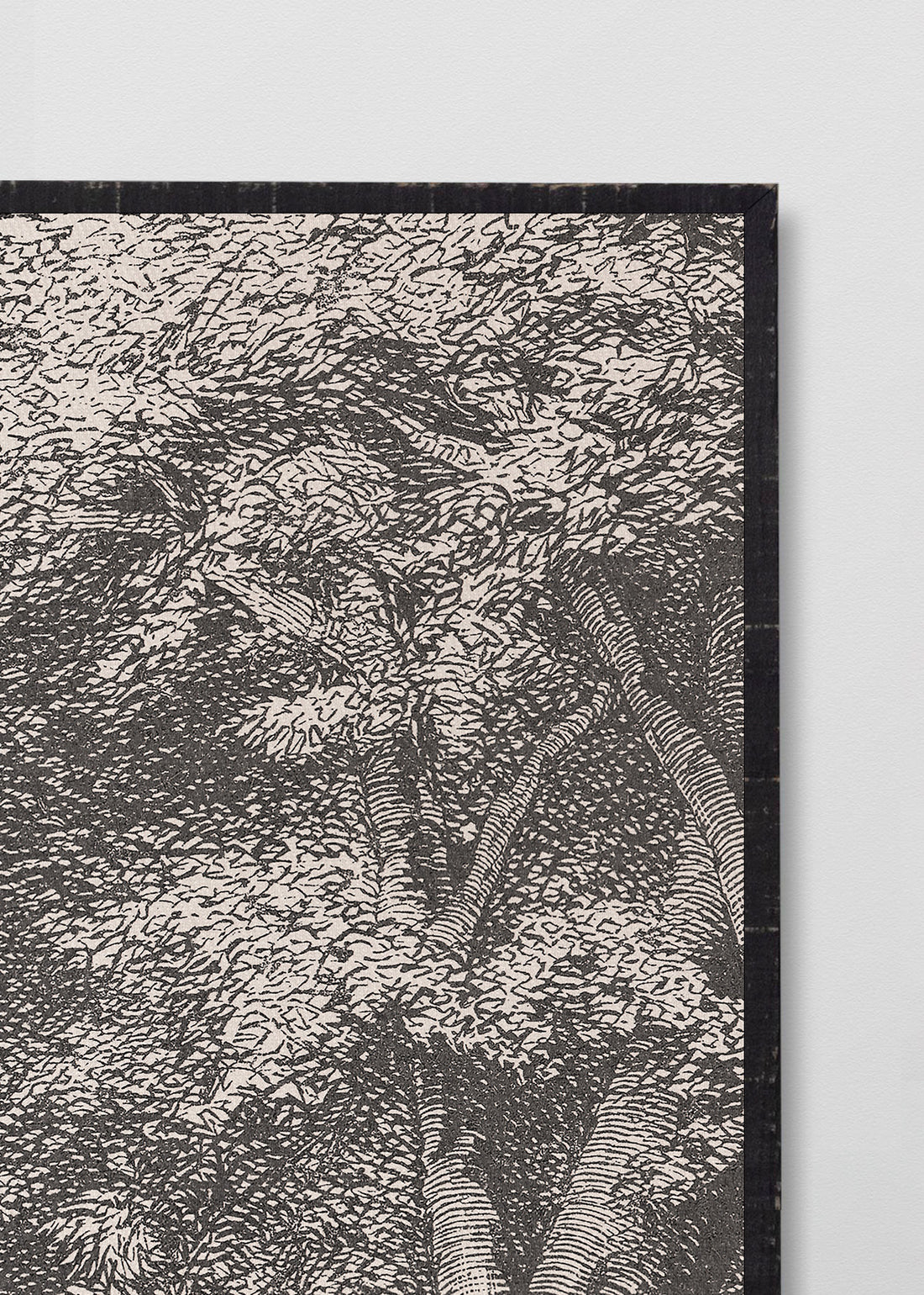 Paneles Murales de lino ciervos en el bosque - Serie 02