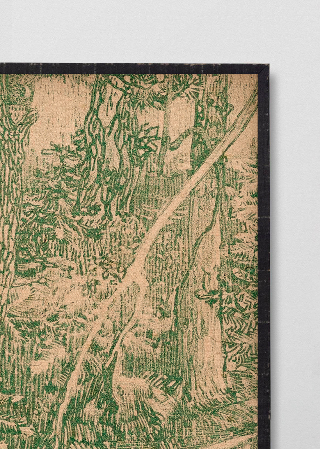 Paneles Murales de lino jungla y garzas - Serie 02