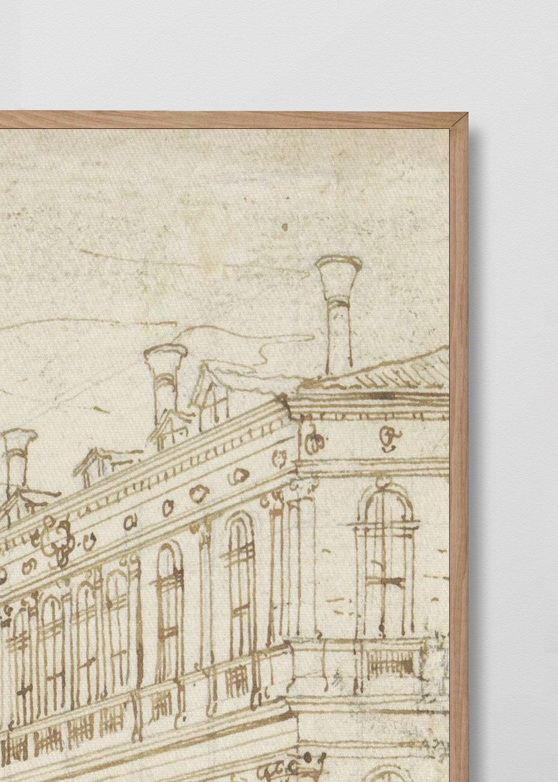 Paneles Murales de lino Dibujo Rivera - Serie 02